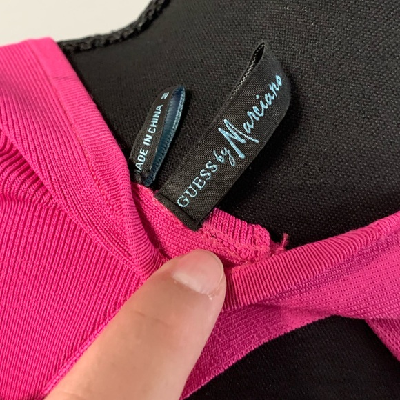 Guess by Marciano Pink and Gray Mini Dress - Picture 4 of 4